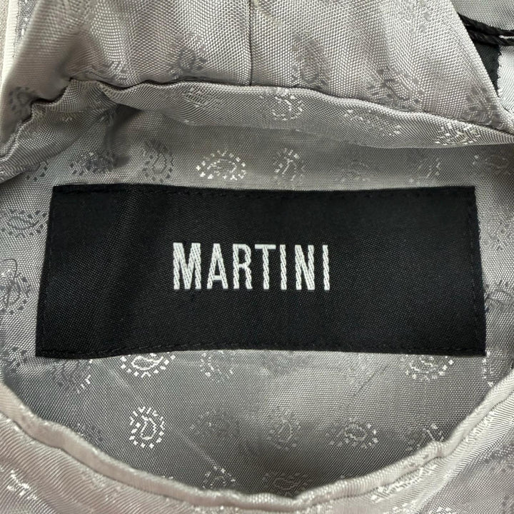 Pristine DOLCE&GABBANA two-piece set Black Tag Single Suit Light gray wool 54