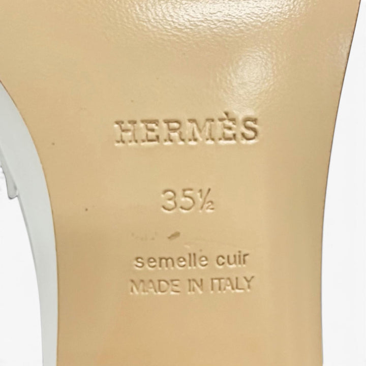 Excellent HERMES pumps Elysée 70 Constance Leather pumps 35.5 221066Z