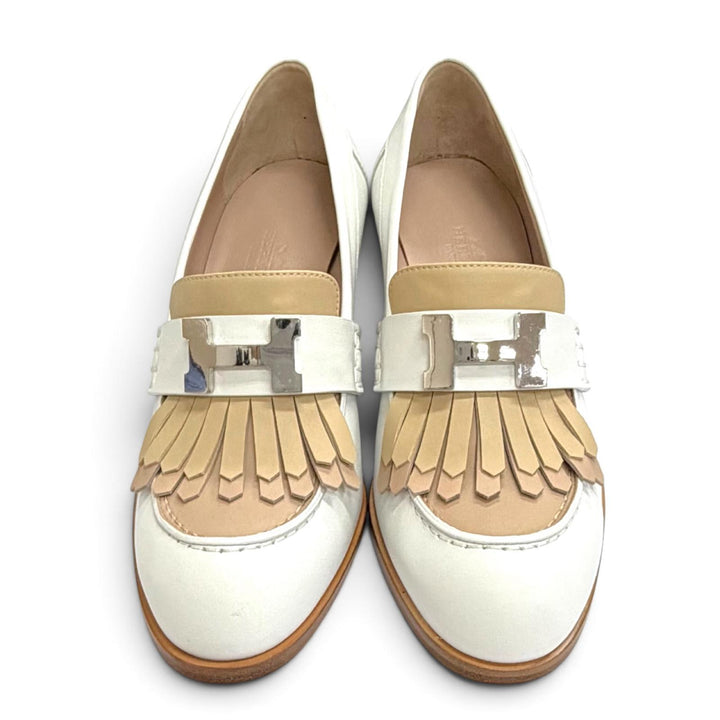 Excellent HERMES pumps Elysée 70 Constance Leather pumps 35.5 221066Z