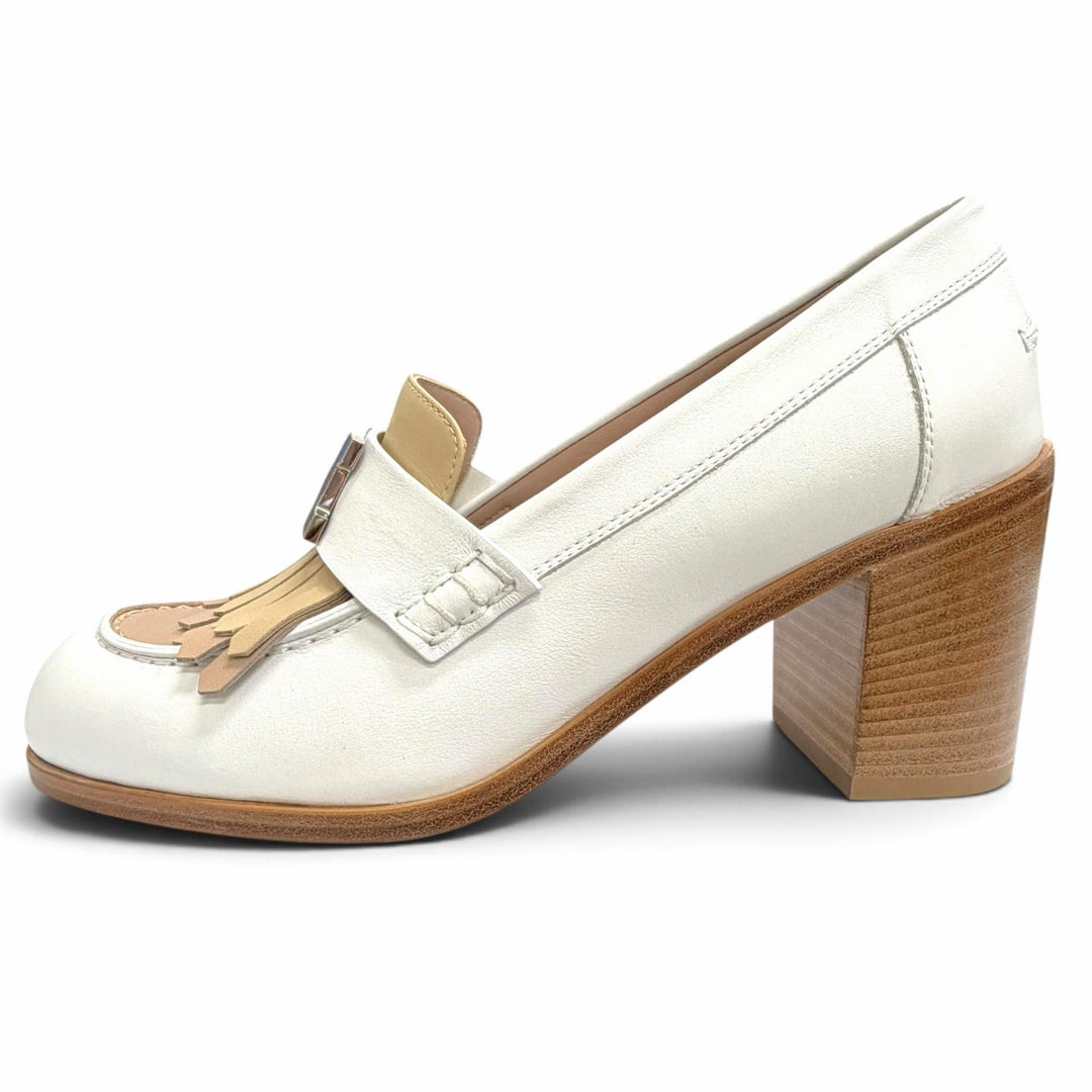 Excellent HERMES pumps Elysée 70 Constance Leather pumps 35.5 221066Z