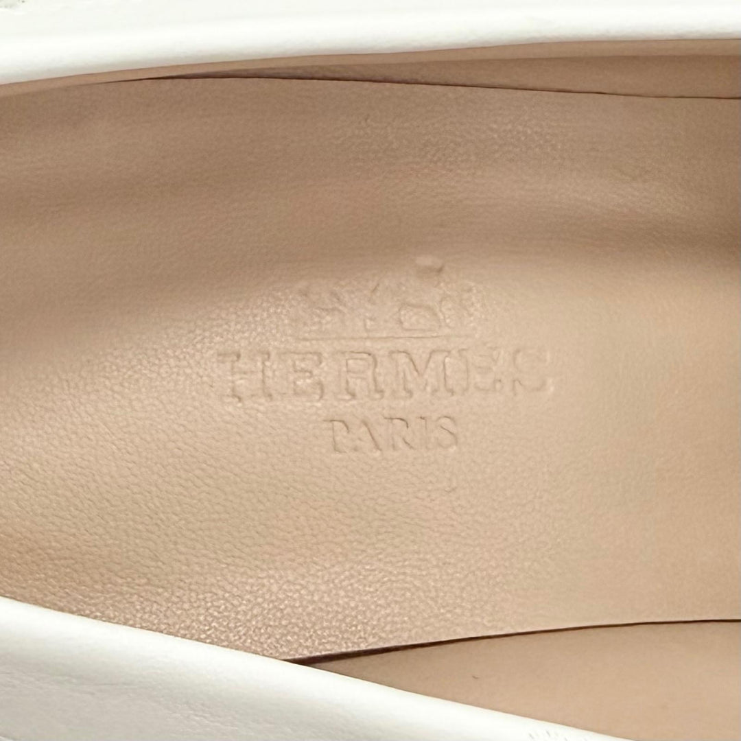 Excellent HERMES pumps Elysée 70 Constance Leather pumps 35.5 221066Z