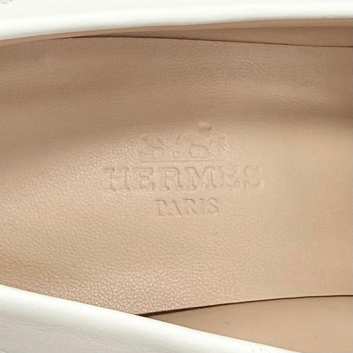 Excellent HERMES pumps Elysée 70 Constance Leather pumps 35.5 221066Z