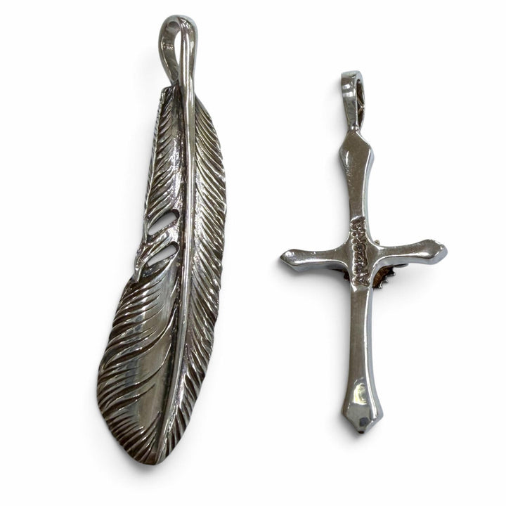 Great ARIZONA FREEDOM Necklace Sun God Feather Pendant Top and Ring 5-piece set