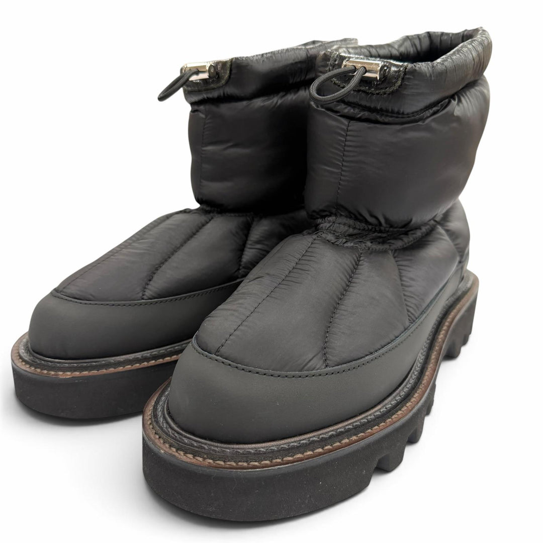 Pristine Sacai boots PADDED BOOTS Fleece with drawstring black 40 23-03230M
