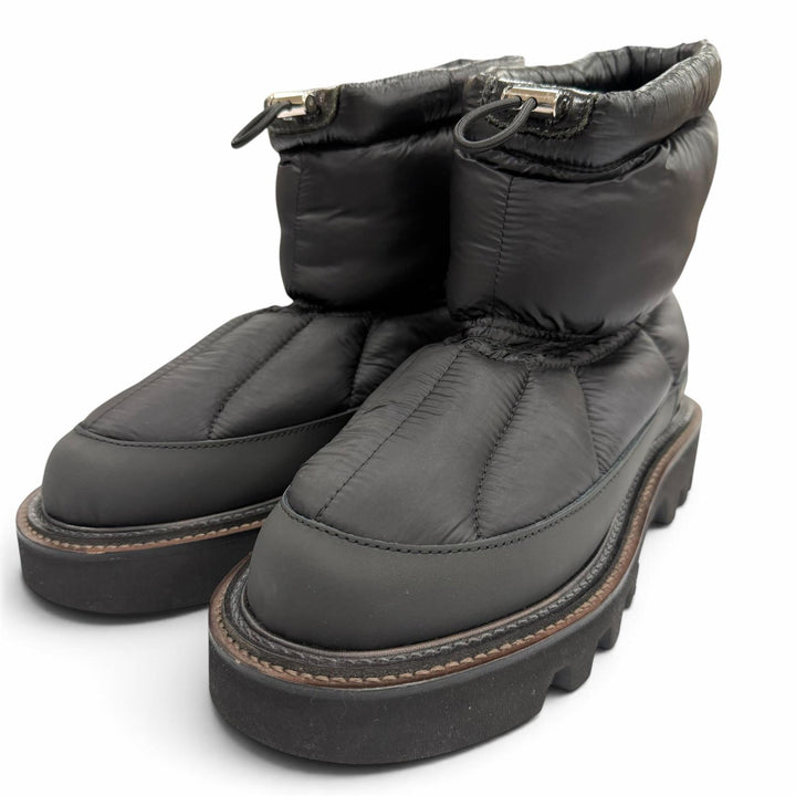 Pristine Sacai boots PADDED BOOTS Fleece with drawstring black 40 23-03230M