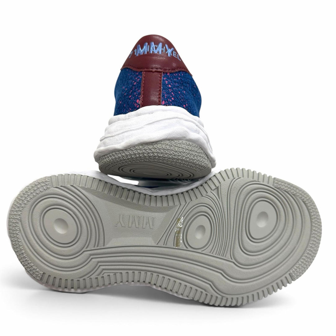 Pristine Maison MIHARA YASUHIRO 71 MICHAEL Low cut sneakers WAYNE with lips blue