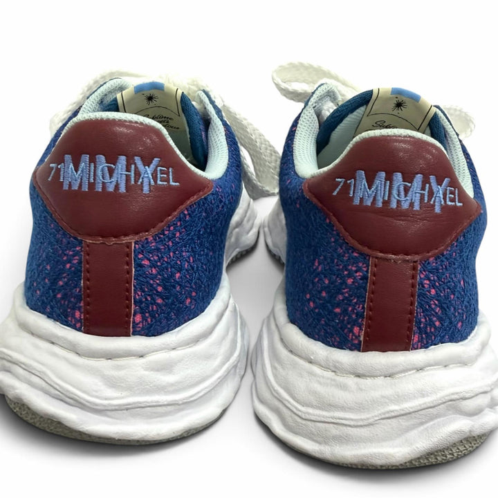 Pristine Maison MIHARA YASUHIRO 71 MICHAEL Low cut sneakers WAYNE with lips blue