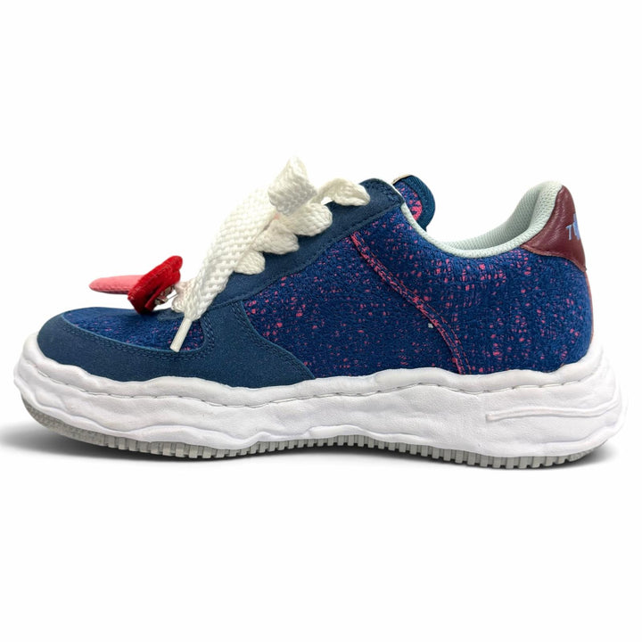 Pristine Maison MIHARA YASUHIRO 71 MICHAEL Low cut sneakers WAYNE with lips blue