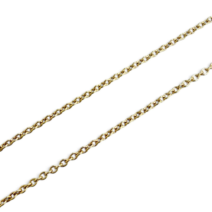 Excellent TIFFANY&Co. Necklace By the yard 1P Diamond 750 D0.21ct/F/3EX/VVS2