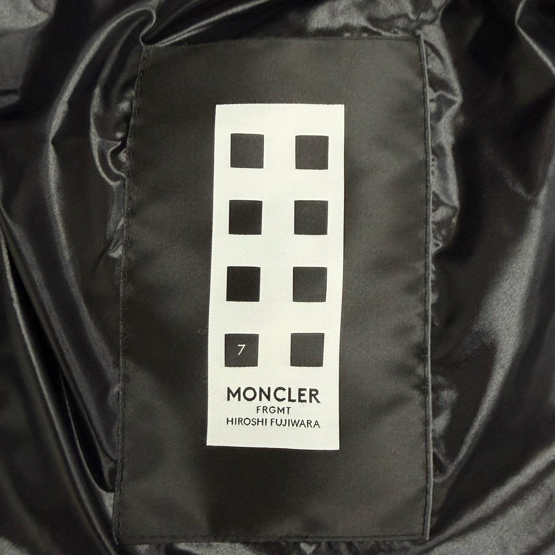 Great MONCLER GENIUS 7 Down vest OSTEEN GILET black Nylon mens 1