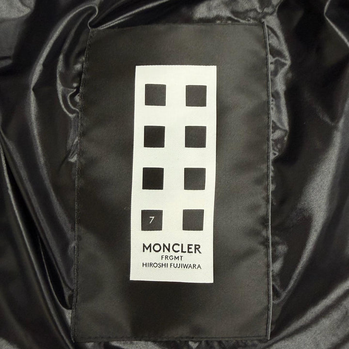 Great MONCLER GENIUS 7 Down vest OSTEEN GILET black Nylon mens 1