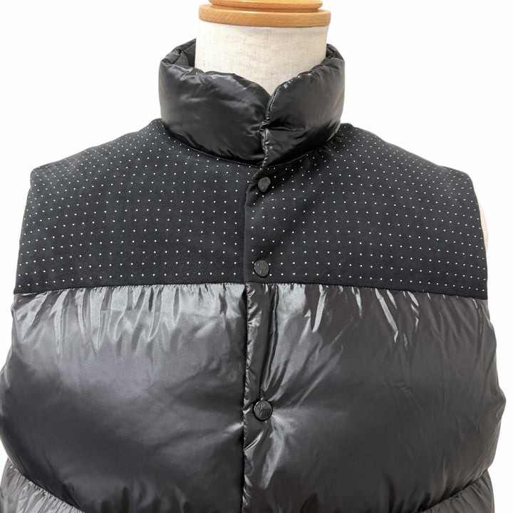Great MONCLER GENIUS 7 Down vest OSTEEN GILET black Nylon mens 1