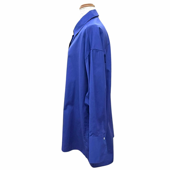 Excellent THE ROW Long sleeve shirt Oversized shirt Blue cotton XS AL106