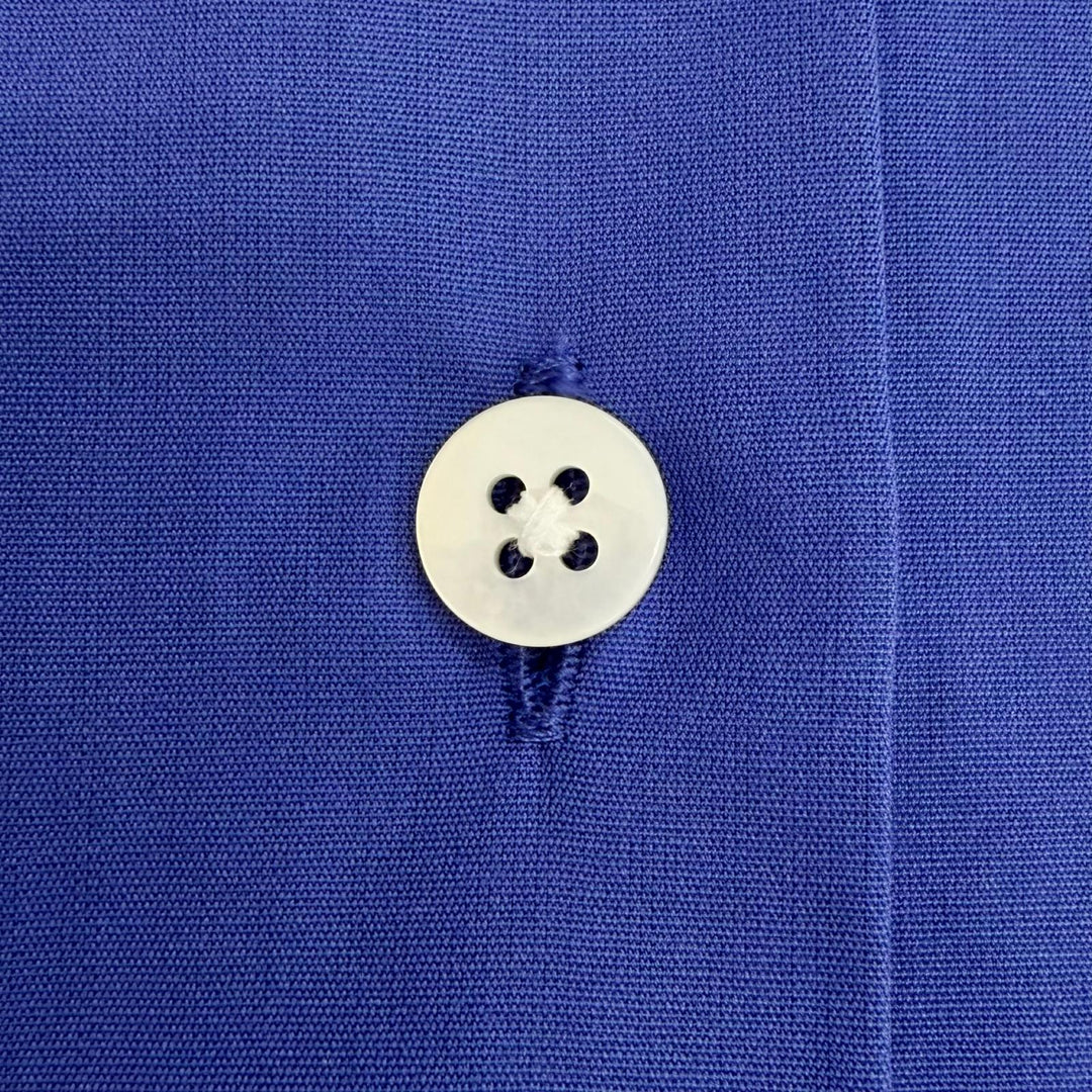 Excellent THE ROW Long sleeve shirt Oversized shirt Blue cotton XS AL106