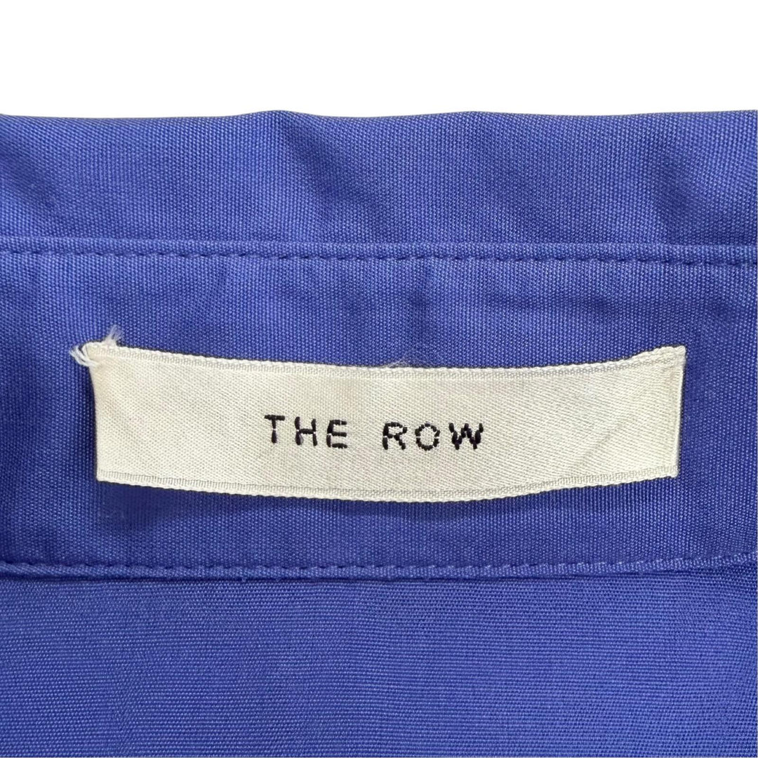 Excellent THE ROW Long sleeve shirt Oversized shirt Blue cotton XS AL106