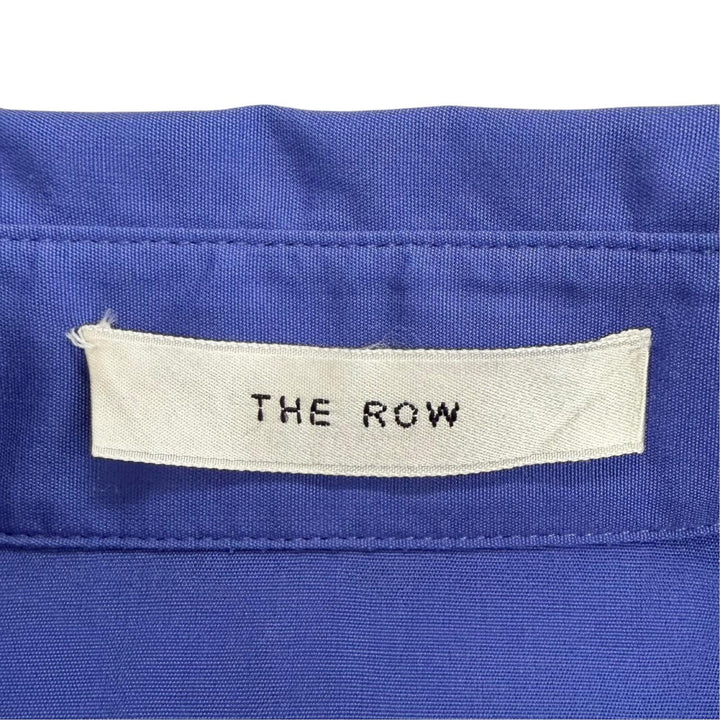 Excellent THE ROW Long sleeve shirt Oversized shirt Blue cotton XS AL106