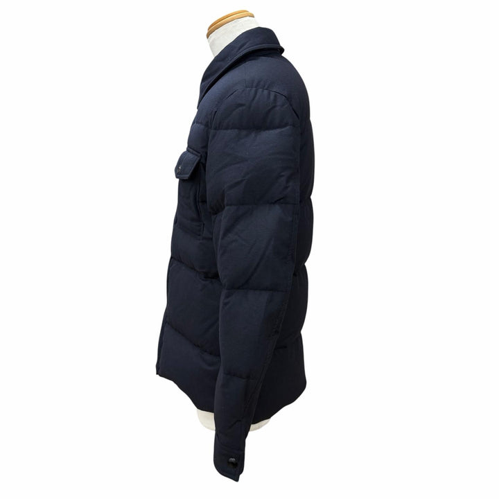 Excellent TOM FORD Down jacket Navy wool mens 46 TF0317