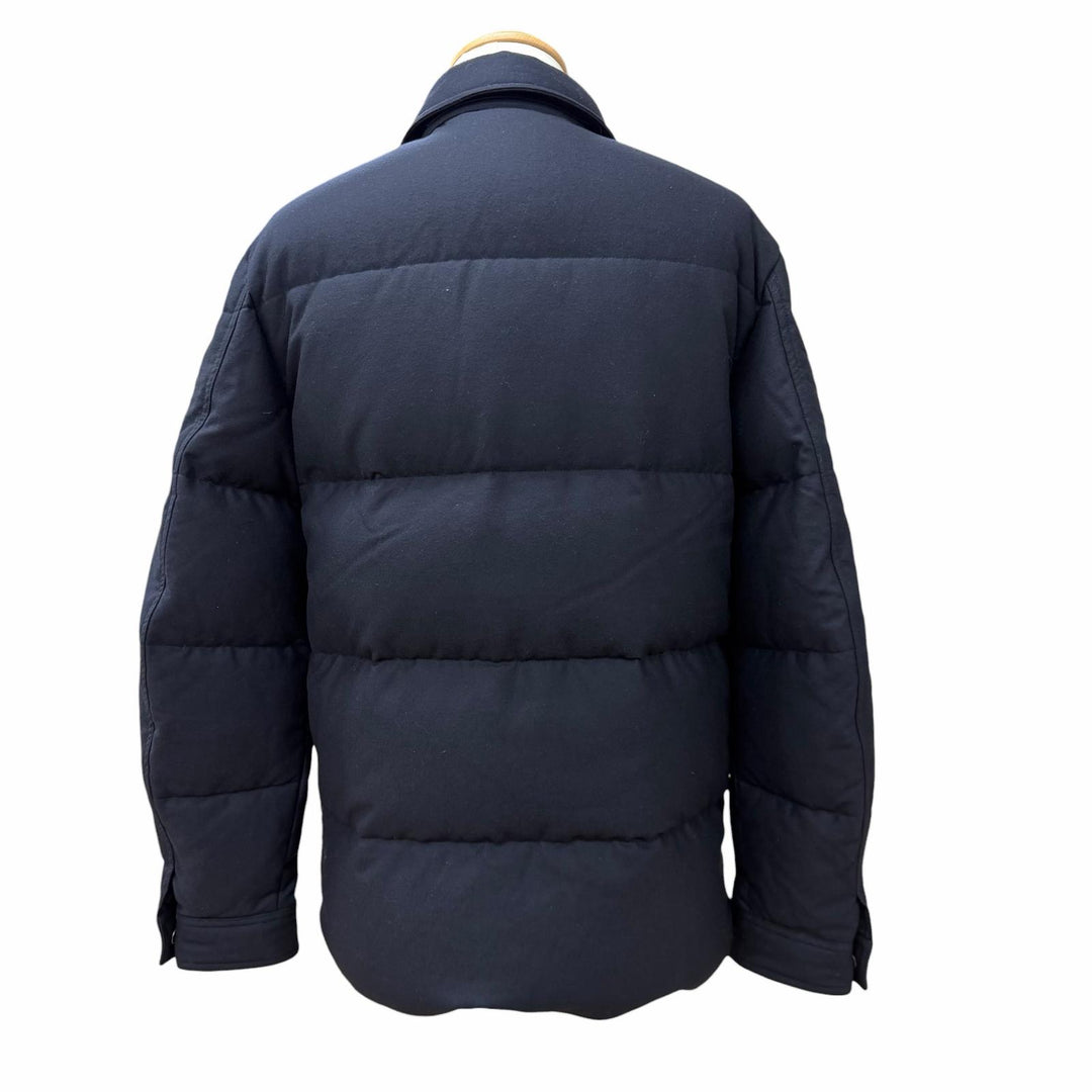 Excellent TOM FORD Down jacket Navy wool mens 46 TF0317