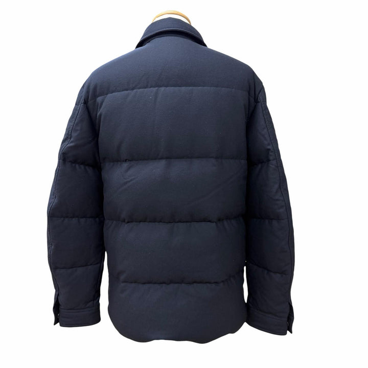 Excellent TOM FORD Down jacket Navy wool mens 46 TF0317