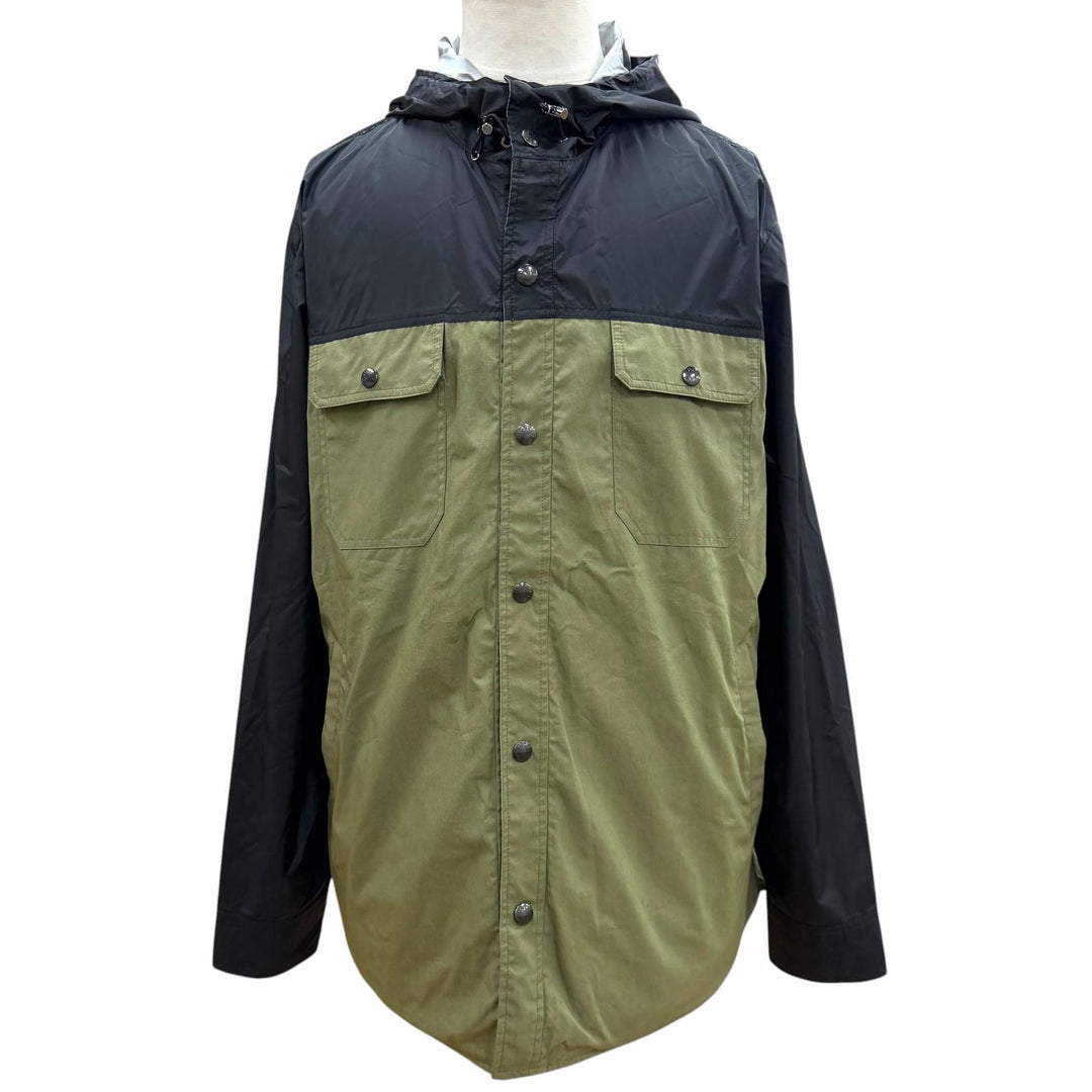 Pristine MONCLER mountain hoodie DONAN Hooded Reversible khaki cotton mens 3