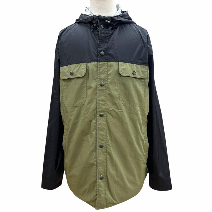 Pristine MONCLER mountain hoodie DONAN Hooded Reversible khaki cotton mens 3