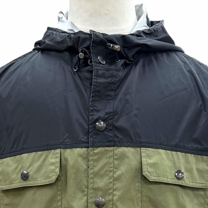 Pristine MONCLER mountain hoodie DONAN Hooded Reversible khaki cotton mens 3