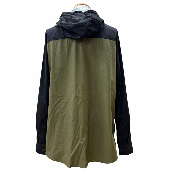 Pristine MONCLER mountain hoodie DONAN Hooded Reversible khaki cotton mens 3