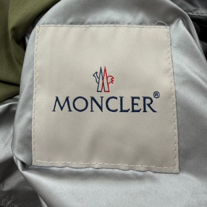 Pristine MONCLER mountain hoodie DONAN Hooded Reversible khaki cotton mens 3