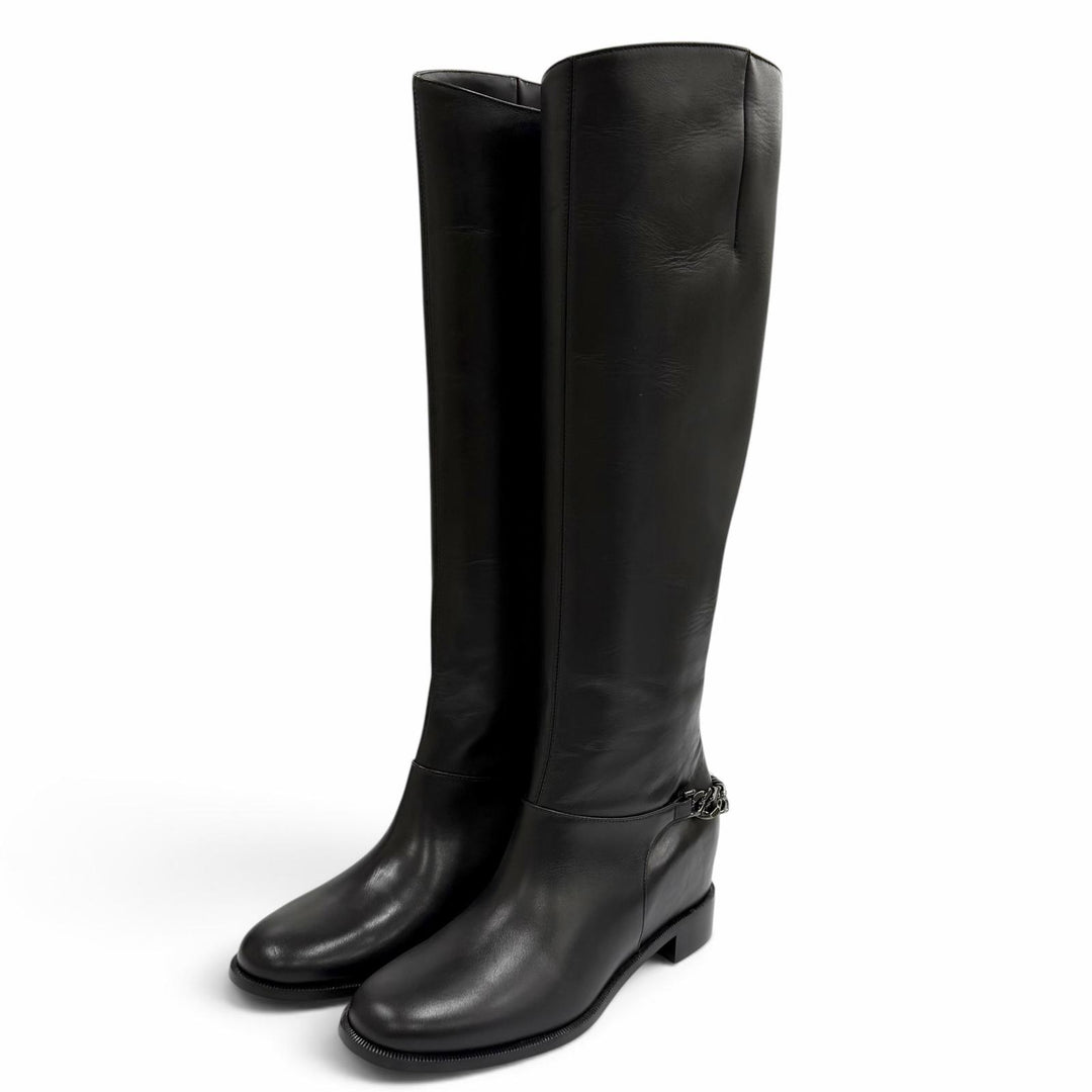 Pristine Christian Louboutin Knee-high boots CATE BOOT FLAT CALF 36.5 3130073