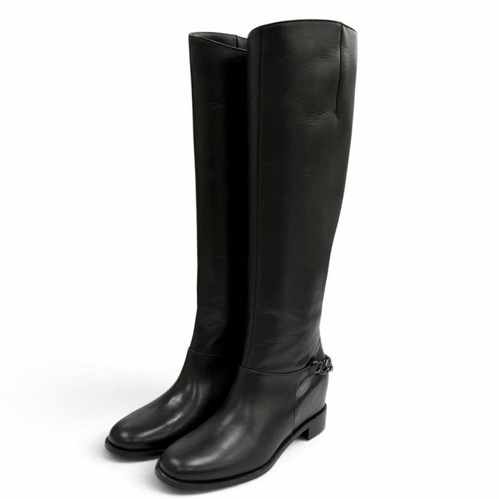 Pristine Christian Louboutin Knee-high boots CATE BOOT FLAT CALF 36.5 3130073