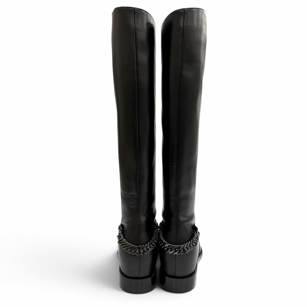Pristine Christian Louboutin Knee-high boots CATE BOOT FLAT CALF 36.5 3130073