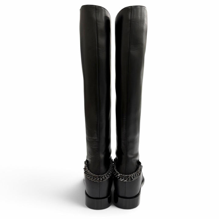 Pristine Christian Louboutin Knee-high boots CATE BOOT FLAT CALF 36.5 3130073
