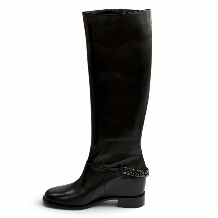 Pristine Christian Louboutin Knee-high boots CATE BOOT FLAT CALF 36.5 3130073