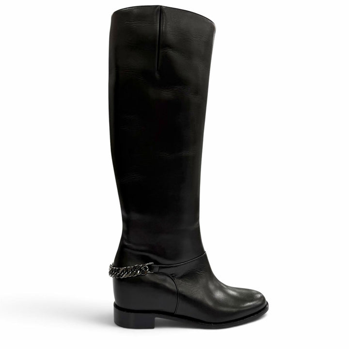 Pristine Christian Louboutin Knee-high boots CATE BOOT FLAT CALF 36.5 3130073