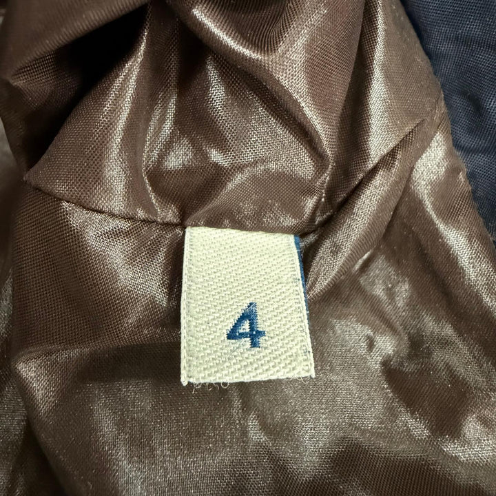 Great MONCLER Down jacket MAYA Logo patch and hood ZIP UP Navy Nylon mens 4
