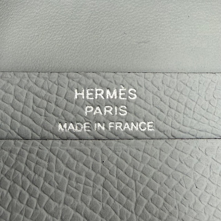 Pristine HERMES Bifold Wallet Bearn Mini Compact wallet Epsom Leather Women