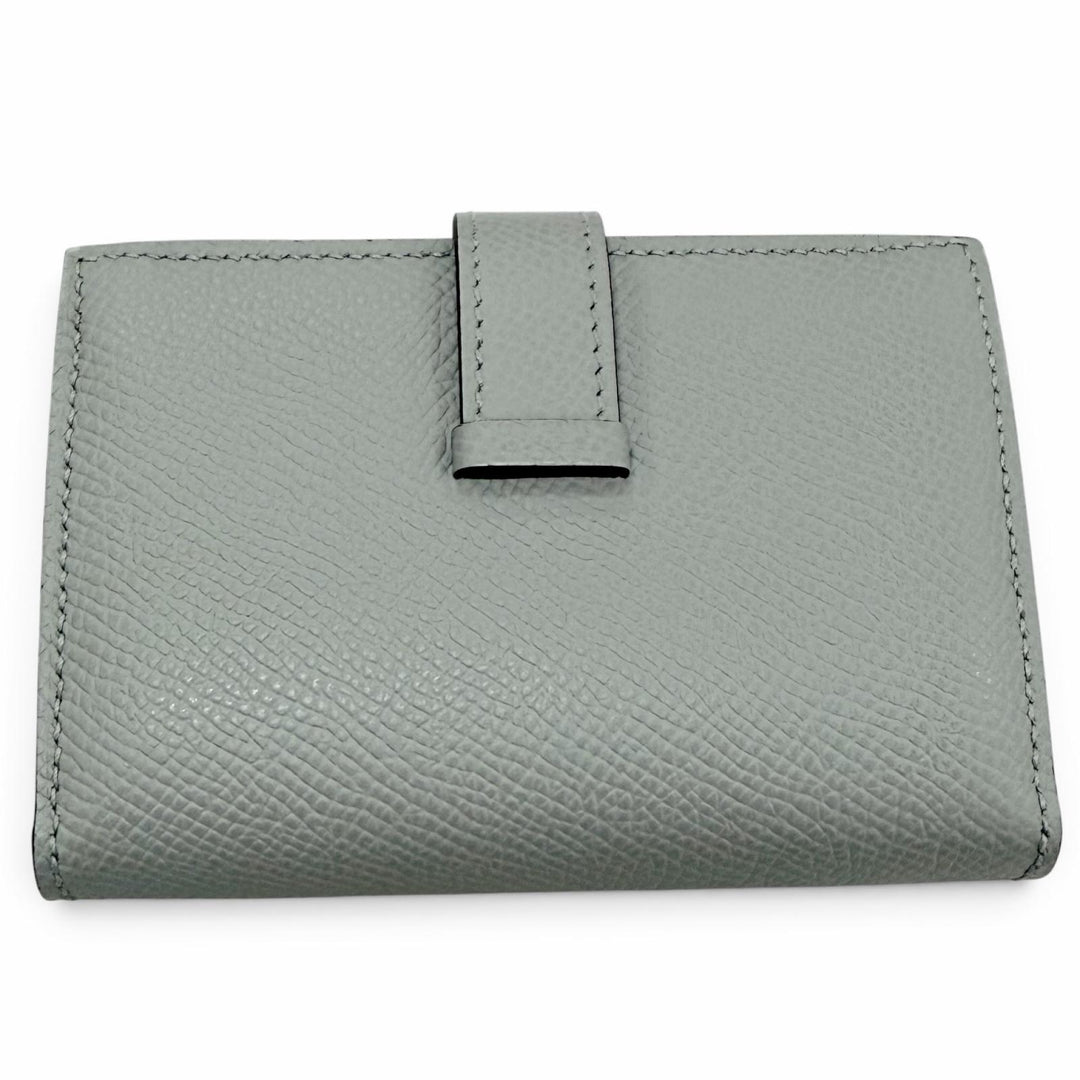 Pristine HERMES Bifold Wallet Bearn Mini Compact wallet Epsom Leather Women