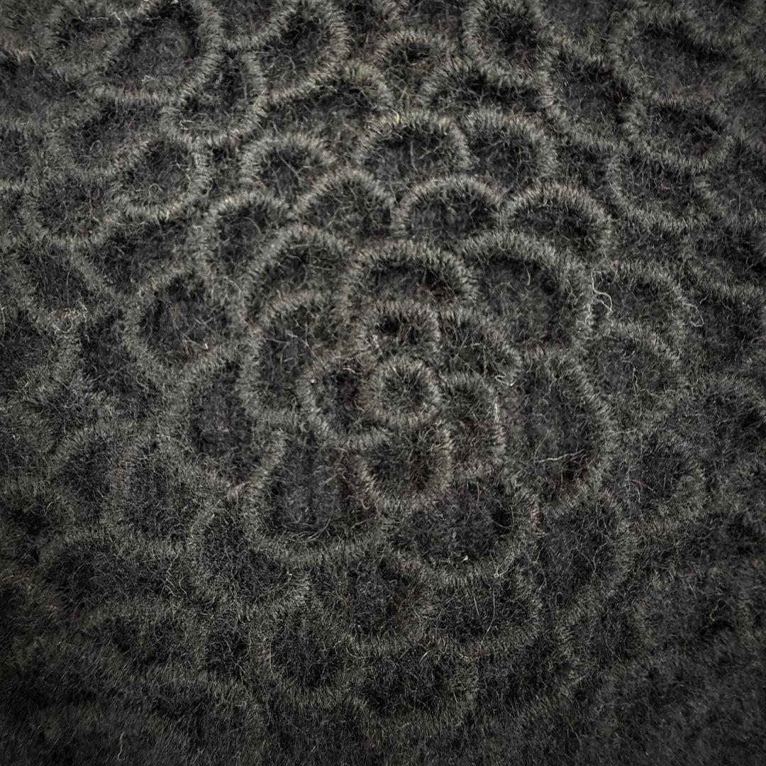 Excellent CHANEL COCO Mark Lion Camellia Design Knit cashmere 38 P50069K06343