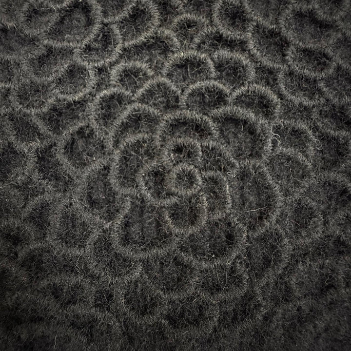 Excellent CHANEL COCO Mark Lion Camellia Design Knit cashmere 38 P50069K06343