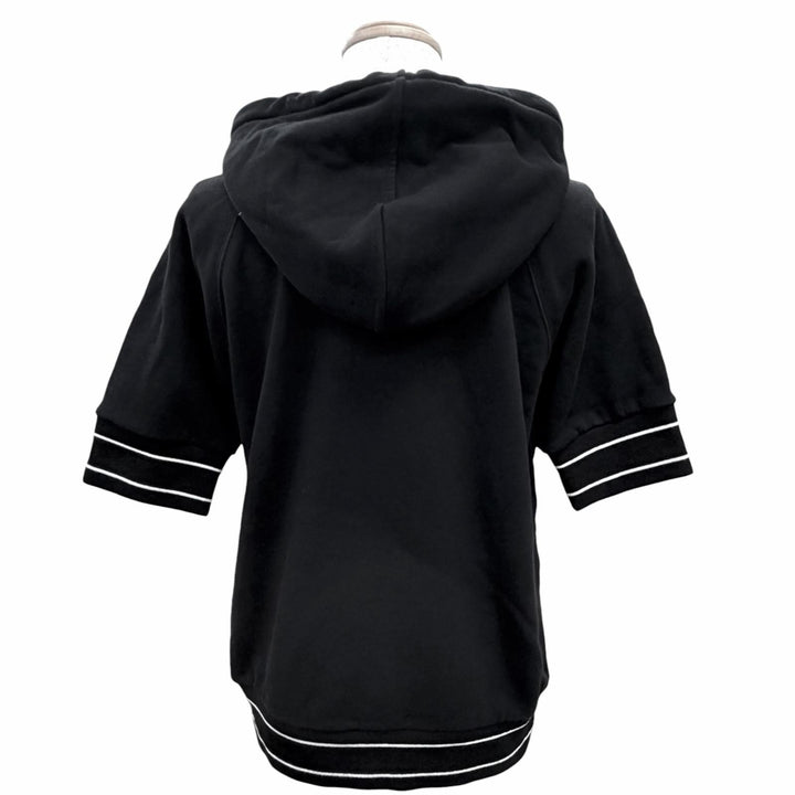 Excellent Christian Dior DIOR VIBE Star Short-Sleeve Hoodie black XS 243S06A4063