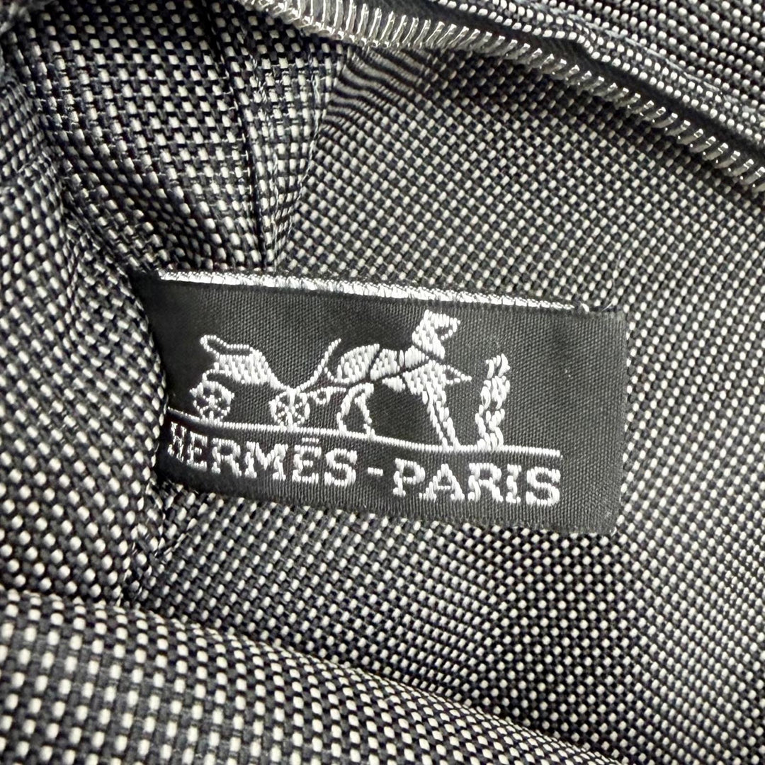 Excellent HERMES Handbag Her Line PM Serie Button Tote Bag gray polyamide Women