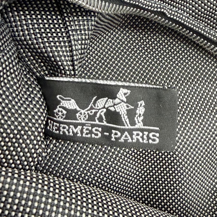 Excellent HERMES Handbag Her Line PM Serie Button Tote Bag gray polyamide Women