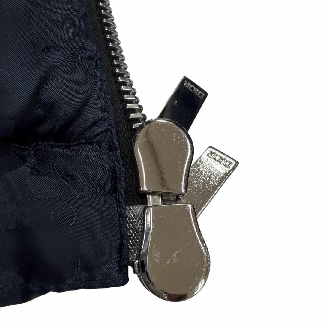 Great DIOR Down jacket Oblique double zip-up Navy Nylon mens 46 943C449A4462