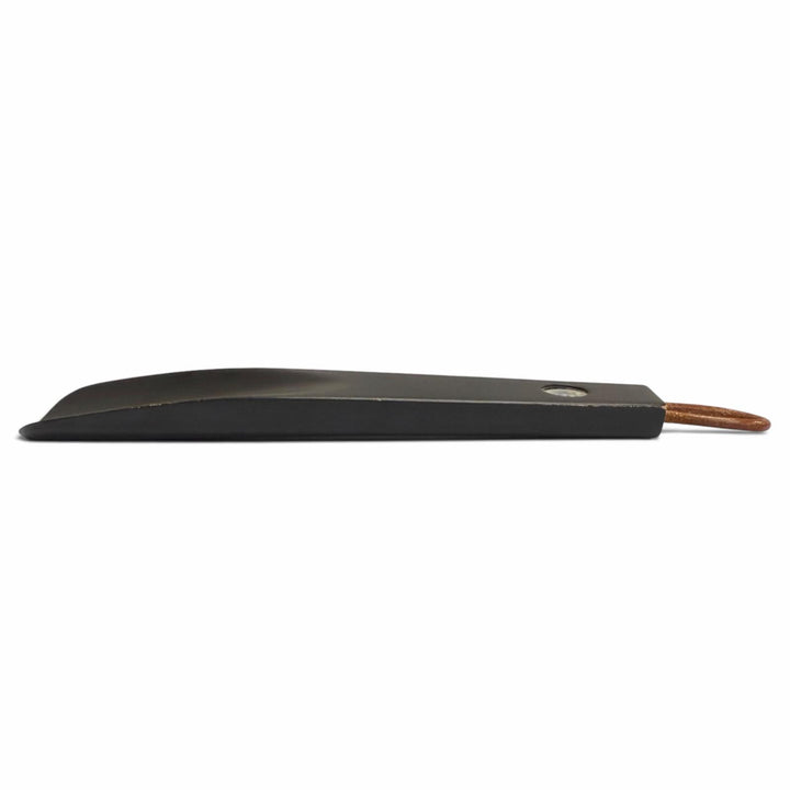 Great HERMES Sellier Button Shoehorn black Wood mens