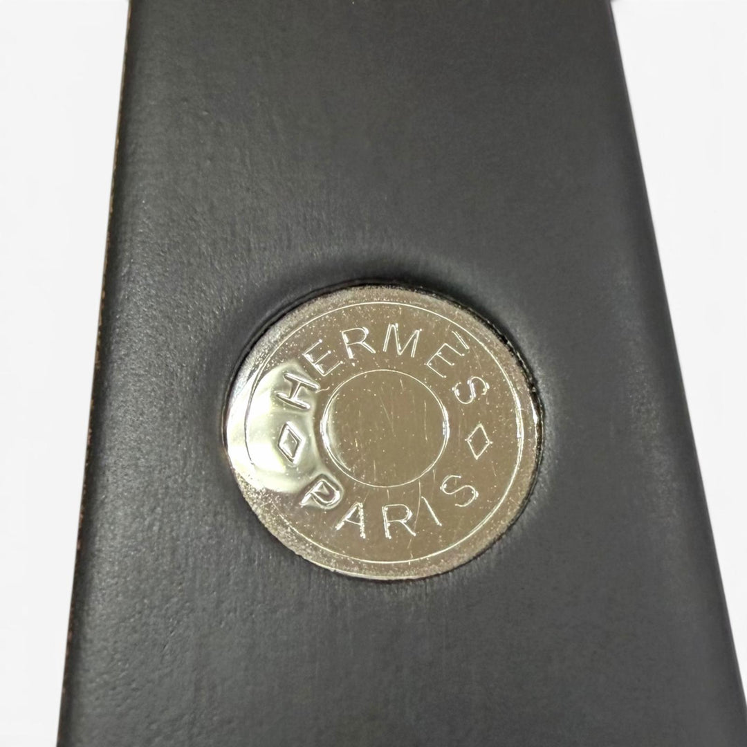 Great HERMES Sellier Button Shoehorn black Wood mens