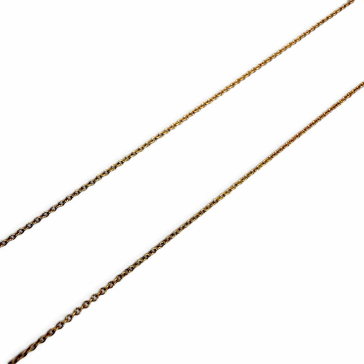 Excellent TIFFANY&Co. Necklace Open Teardrop Pendant Yellow Gold 750 Women