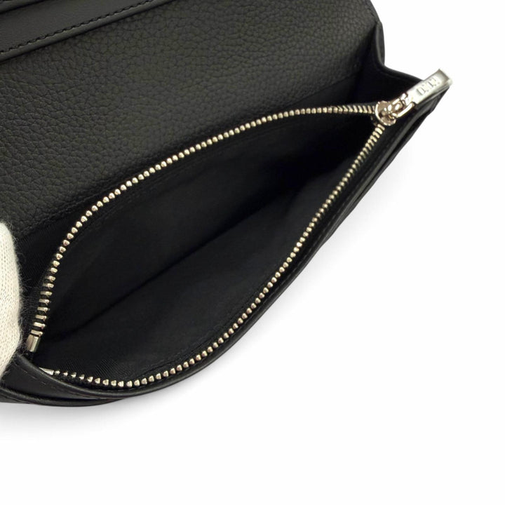 Excellent DIOR Purse Saddle black leather mens 2ADBC330YKK