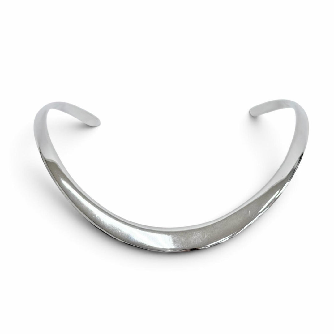 Great TIFFANY&Co. choker Omega Choker Neck cuff, made in Mexico Silver 925 Women
