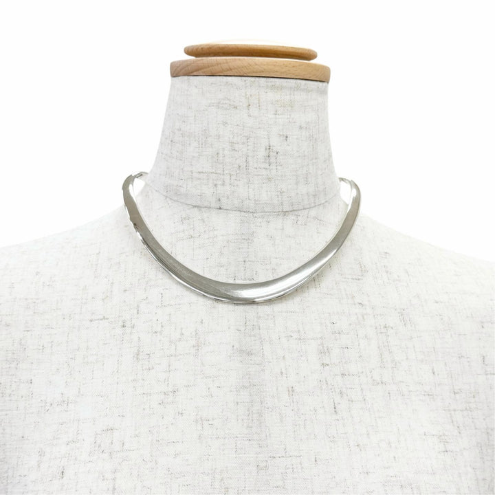 Great TIFFANY&Co. choker Omega Choker Neck cuff, made in Mexico Silver 925 Women
