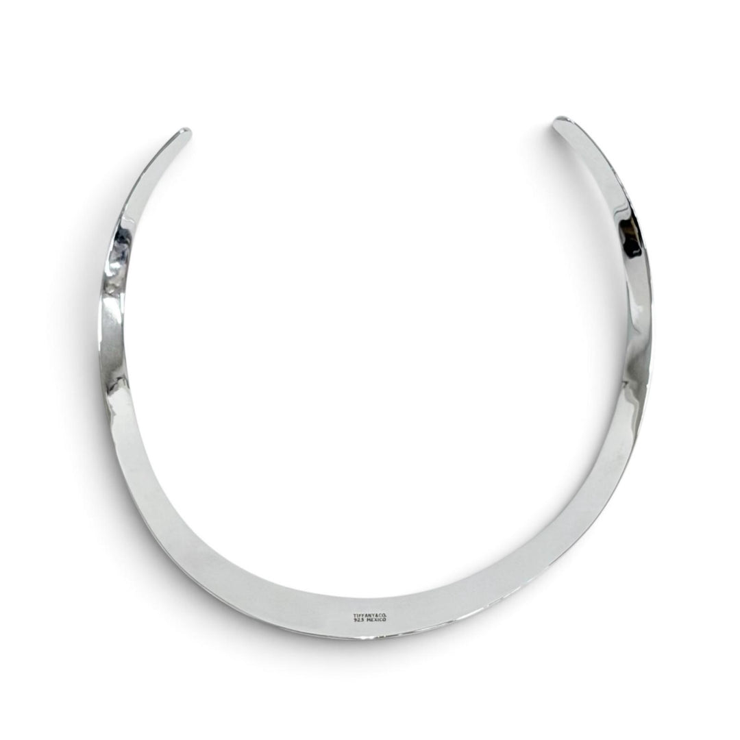 Great TIFFANY&Co. choker Omega Choker Neck cuff, made in Mexico Silver 925 Women
